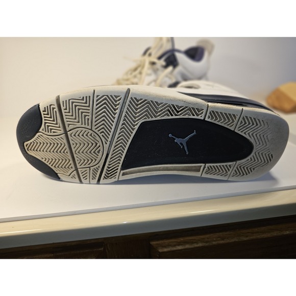 Jordan 4 Retro LS Columbia Size Mens  11.5 2015 Fair Condition No Box - Picture 7 of 10